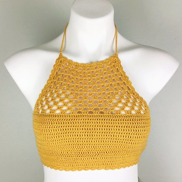 Rip Curl Topanga Crochet High-Neck Bikini Top - Picture 11 of 16